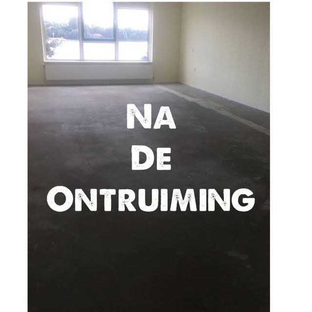 Na de ontruiming